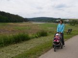 Náhled: vypuštěná Luhačovická přehrada